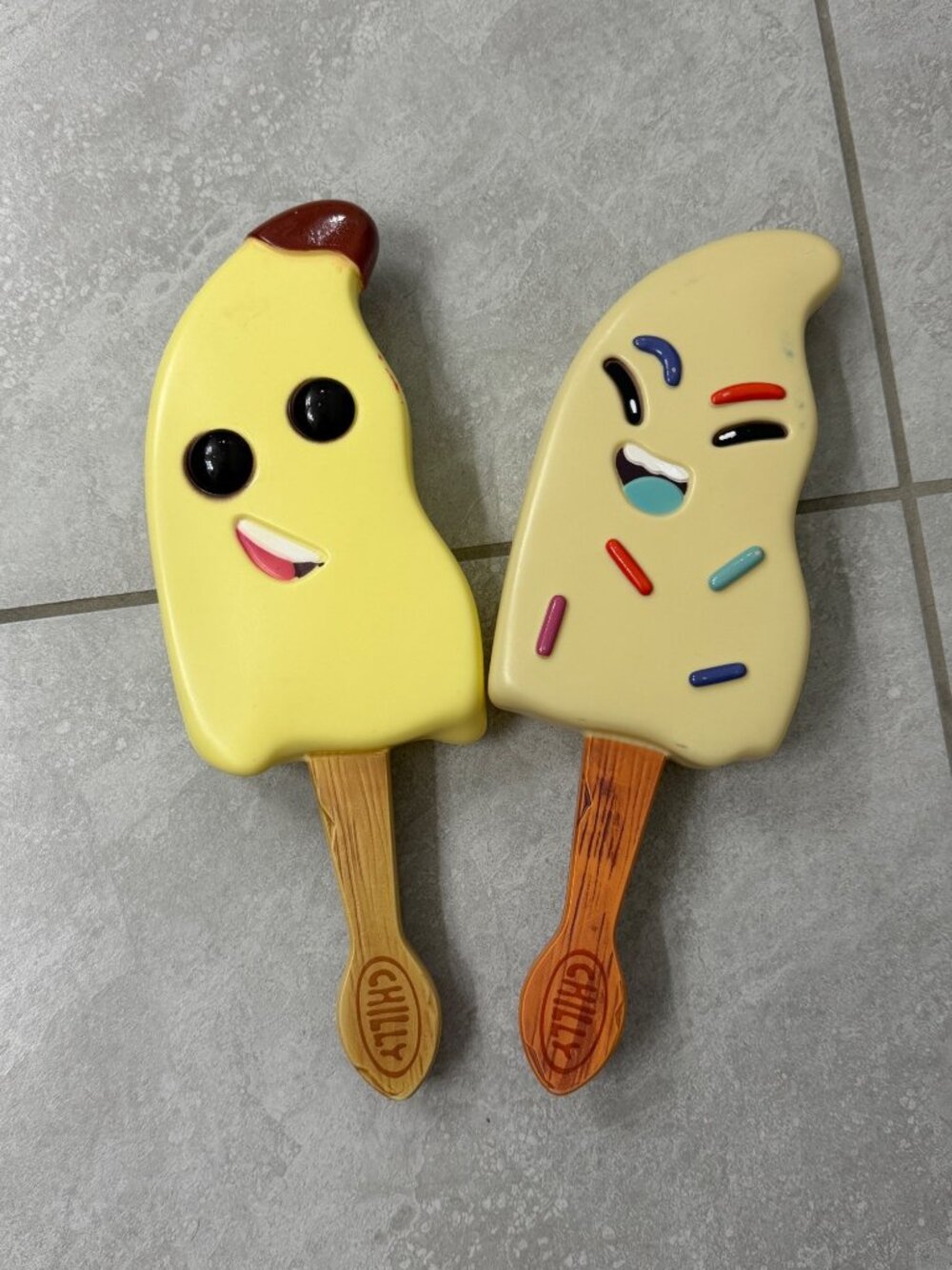 Fortnite Nanner Bashers Dual Pickaxe Costume Accessories Banana Ice Cream Set